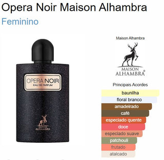 PERFUME OPERA NOIR MAISON ALHAMBRA - 100ML