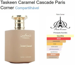 PERFUME TASKEEN CARAMEL CASCADE PARIS CORNER - 100ML