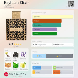 PERFUME RAYHAAN ELIXIR - 100ML
