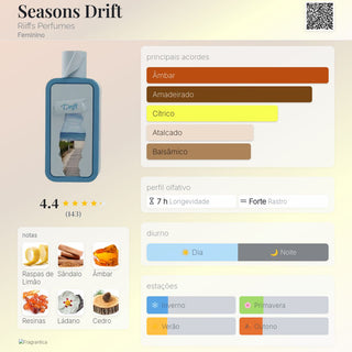 PERFUME SEASONS DRIFT RIIFFS - 100ML