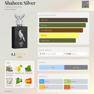 PERFUME SHAHEEN SILVER LATTAFA PRIDE - 100 ML