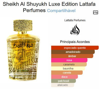 PERFUME SHEIK AL SHUYUK LUXE EDITION LATTAFA - 100ML