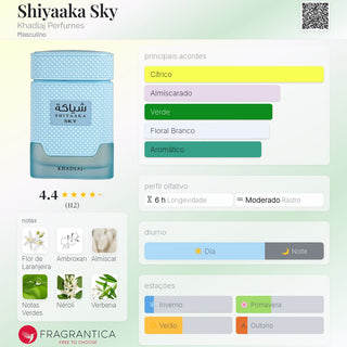 PERFUME SHIYAAKA SKY KHADLAJ - 100 ML