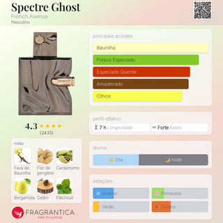 PERFUME SPECTRE GHOST FRENCH AVENUE - 100ML