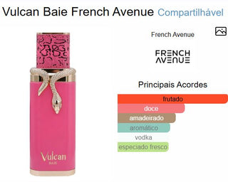 PERFUME VULCAN BAIE FRENCH AVENUE - 100ML