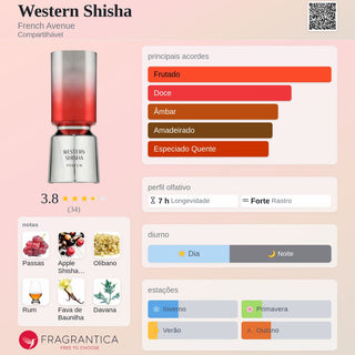 PERFUME WESTERN SHISHA FRENCH AVENUE - 100ML